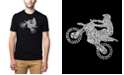 LA Pop Art Men's Premium Blend Word Art Freestyle Motocross FMX T-shirt